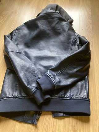 Chaqueta de Piel Sintética Azul SALSA M