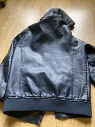 Chaqueta de Piel Sintética Azul SALSA M