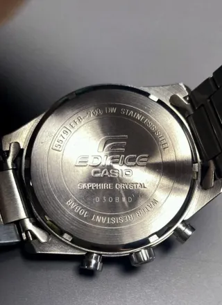 Reloj Casio Edifice Sapphire Azul sin usar, nuevo.