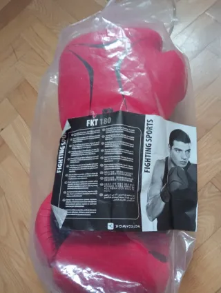 Guantes de boxeo rosas