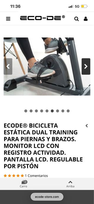 Bicicleta Estática Dual ECODE