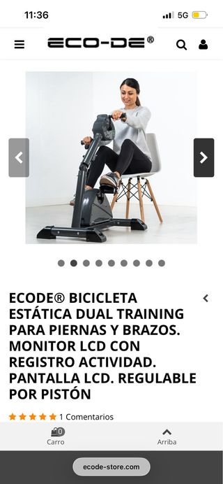 Bicicleta Estática Dual ECODE