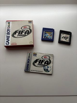 Pack Pokémon Azul + FIFA 2000 Game Boy Color