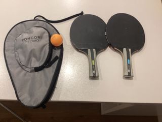 2 Palas Ping Pong y Funda Pongori TTC130