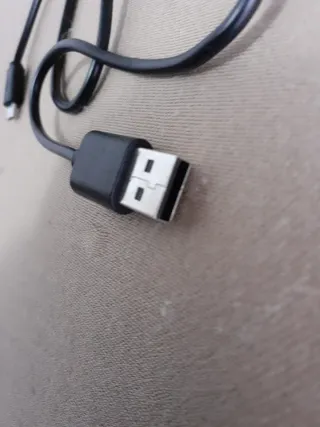 Cable Cargador USB Negro