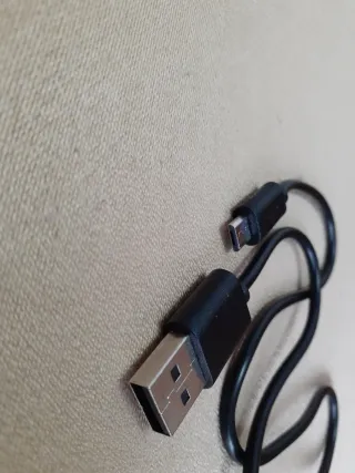 Cable Cargador USB Negro