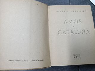 AMOR A CATALUÑA 1942