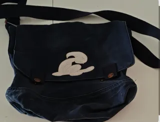 Bandolera El Niño azul y blanco