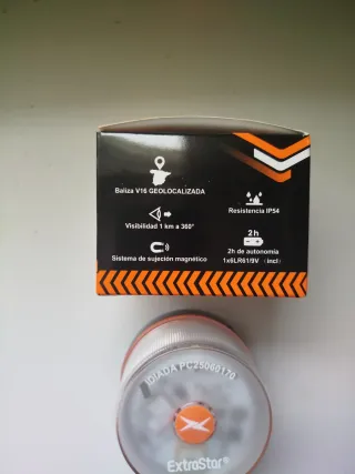 Luz Emergencia V16 Geolocalizable ExtraStar Nueva