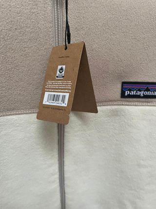 Piumino Patagonia taglia L - Beige/Bianco