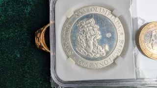 Moneda Plata Juan Carlos I Rey España 1992