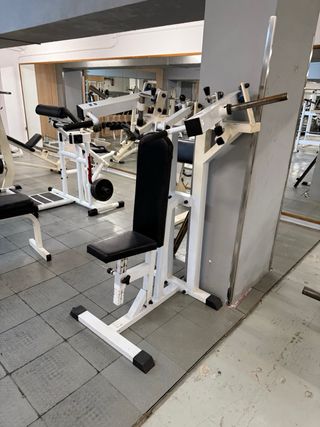Máquinas Gimnasio enLLEIDA 12 maquinas+ mancuernas