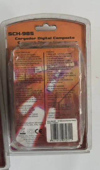 Cargador Kodak y 2 Cargadores Starblitz