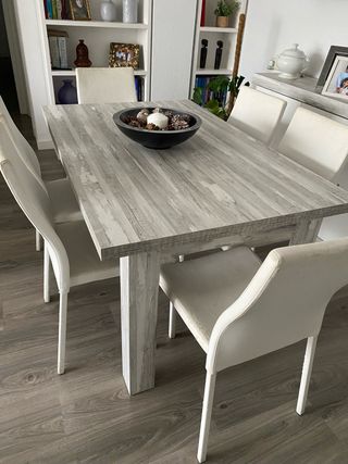 Conjunto 6 Sillas Comedor Tapizadas