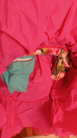 Vestido Flamenca Volantes Flores