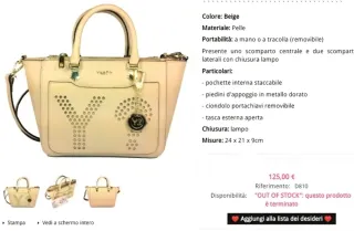 Borsa Y NOT? Beige