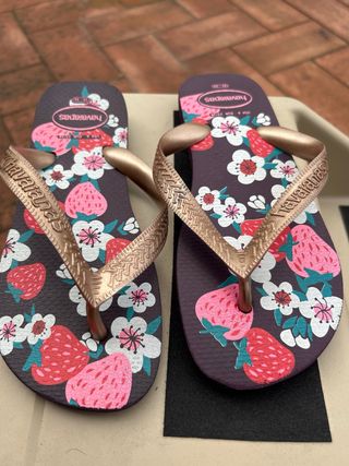 Havaianas infradito fragole e fiori