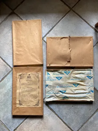 Set 4 Quadretti Egizi Papiro