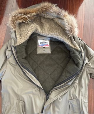 Blauer Chaquetón Plumas Talla L