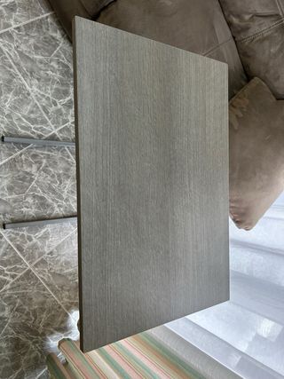 Mesa auxiliar plegable madera y metal