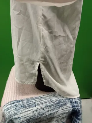 Camisa blanca manga larga