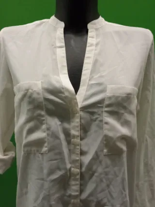 Camisa blanca manga larga