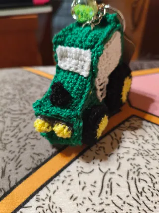 Llavero Tractor John Deere Crochet