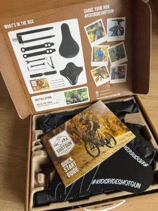 Asiento Shotgun para bici de montaña infantil