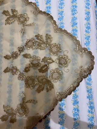 Conjunto Manteletas Fallera Doradas