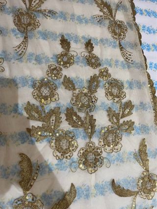 Conjunto Manteletas Fallera Doradas