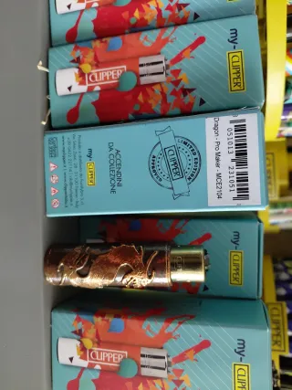 Accendino Clipper Artist Line Drago