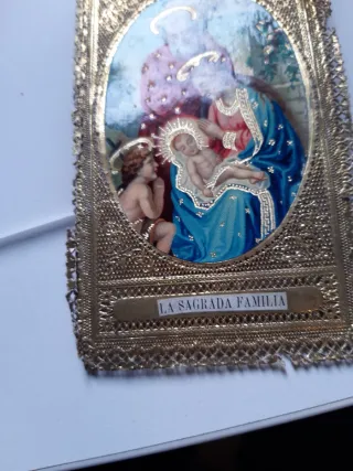 Estampa Sagrada Familia Vintage