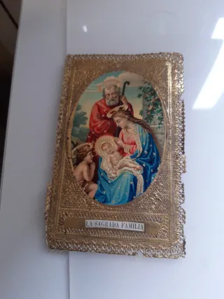 Estampa Sagrada Familia Vintage