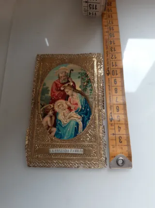 Estampa Sagrada Familia Vintage