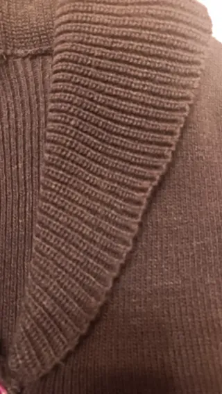 Cappotto maglia viola