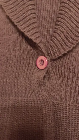 Cappotto maglia viola