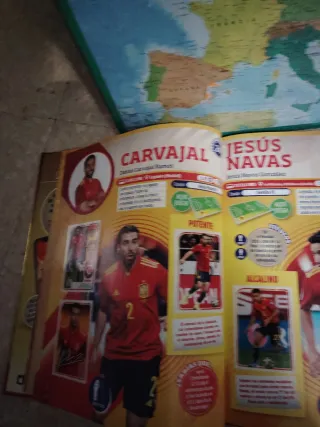 Álbum Colección Cromos incompleto Selección Españo