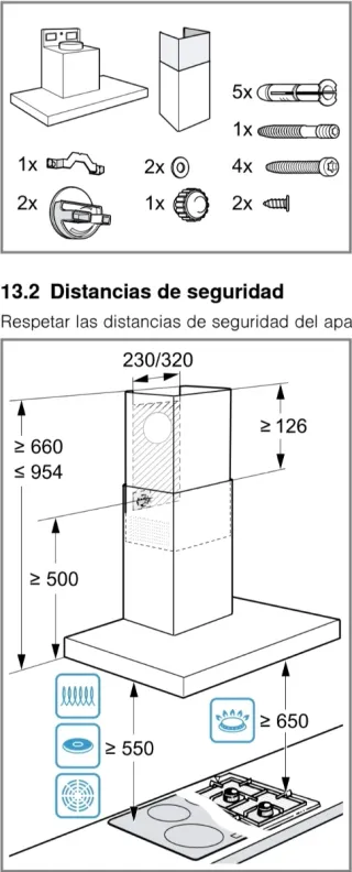 Campana Siemens 90 cm LC97BHP50/03