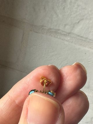 Orecchini in argento 925 placcati oro 18K