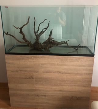 Acuario 300L con mueble roble cambrian
