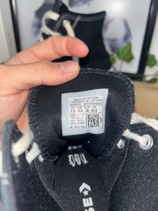 Converse negras talla 38
