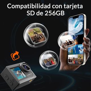 Cámara de Acción Deportiva 4K - Nueva