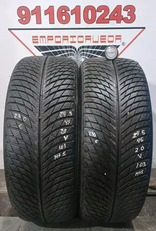 4UD 245 45 20 V MICHELIN RUEDA AL 90% VIDA UTIL