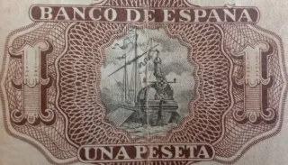 Billete de 1 peseta de 22 de julio de 1953