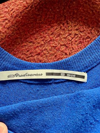 Vestido jersey azul Stradivarius Talla S