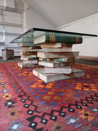 Tavolino da soggiorno in cristallo