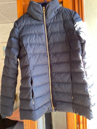 Giubbotto donna blu imbottito