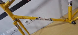 Cuadro Bicicleta Amarillo Talla 56 mas caja zeus