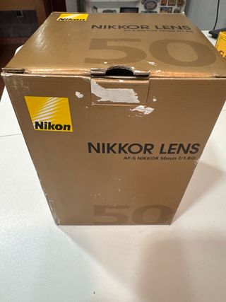 Objetivo Nikkor 50mm 1:1.8G Nikon