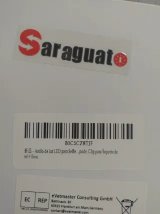 Aro de luz nuevo con trípode y soporte móvil